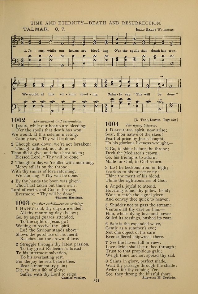 Hymnal of the Methodist Episcopal Church: with tunes page 368