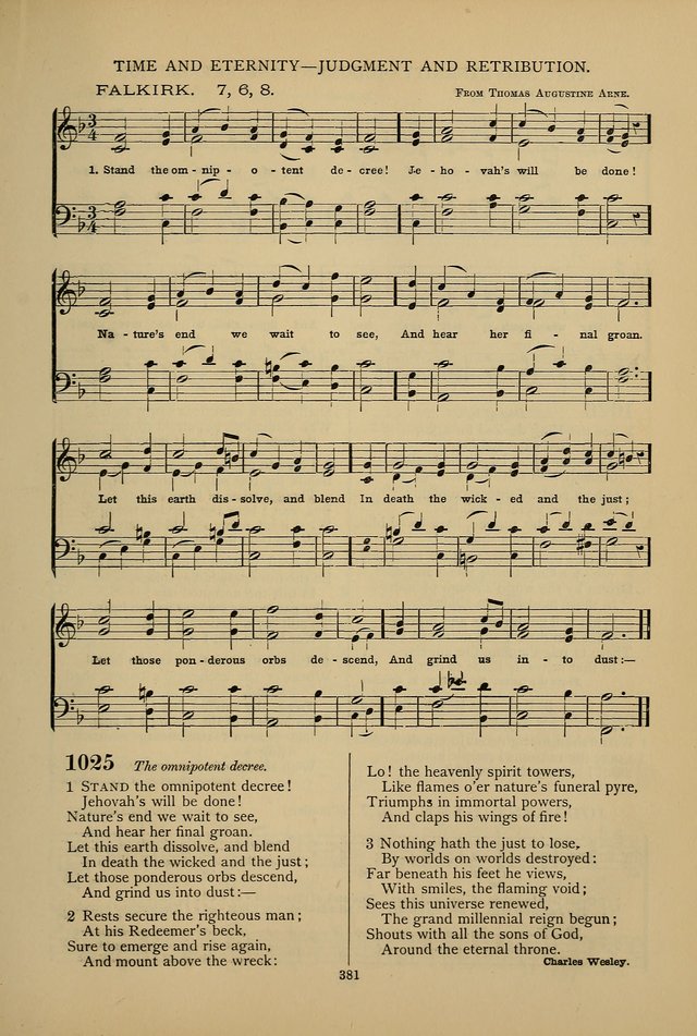 Hymnal of the Methodist Episcopal Church: with tunes page 378