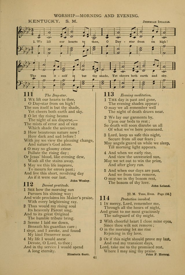 Hymnal of the Methodist Episcopal Church: with tunes page 38