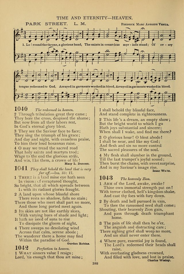 Hymnal of the Methodist Episcopal Church: with tunes page 385