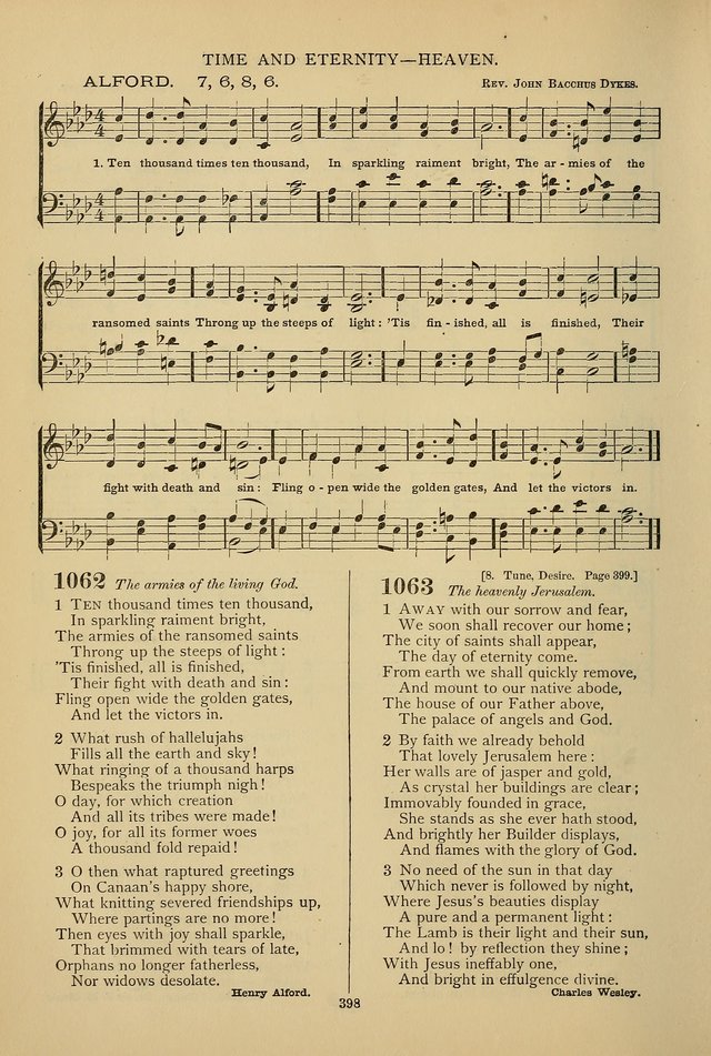 Hymnal of the Methodist Episcopal Church: with tunes page 395