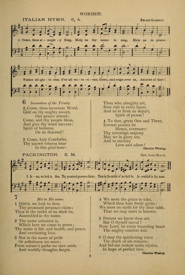 Hymnal of the Methodist Episcopal Church: with tunes page 4