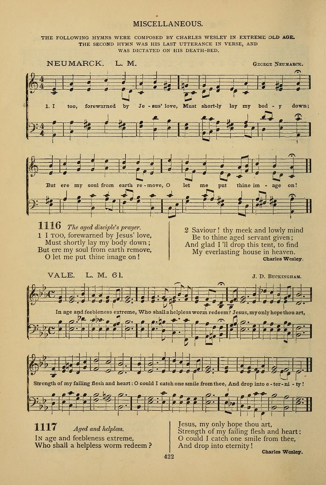 Hymnal of the Methodist Episcopal Church: with tunes page 419