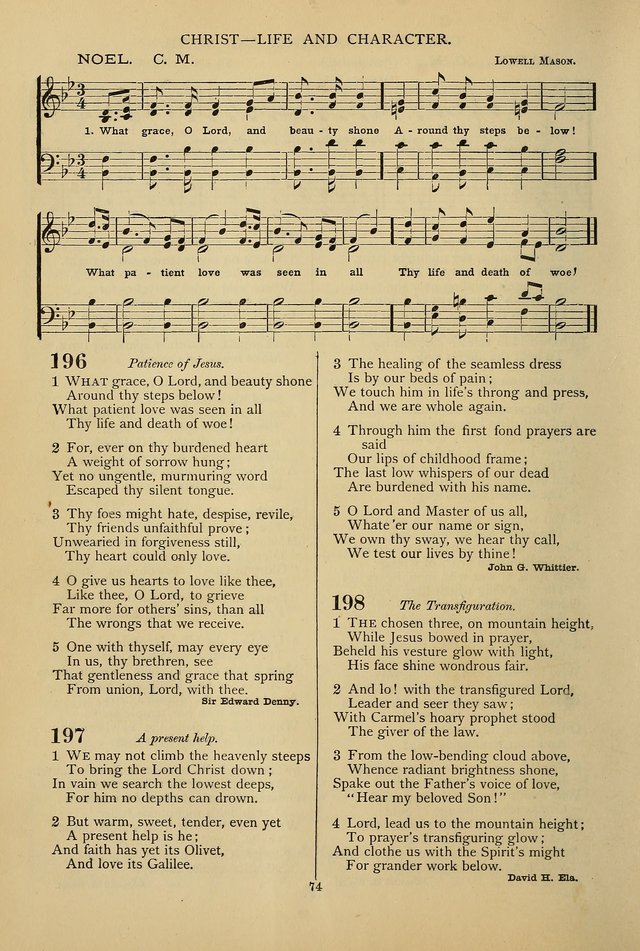 Hymnal of the Methodist Episcopal Church: with tunes page 71