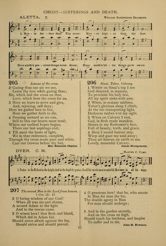 Hymnal of the Methodist Episcopal Church: with tunes page 74