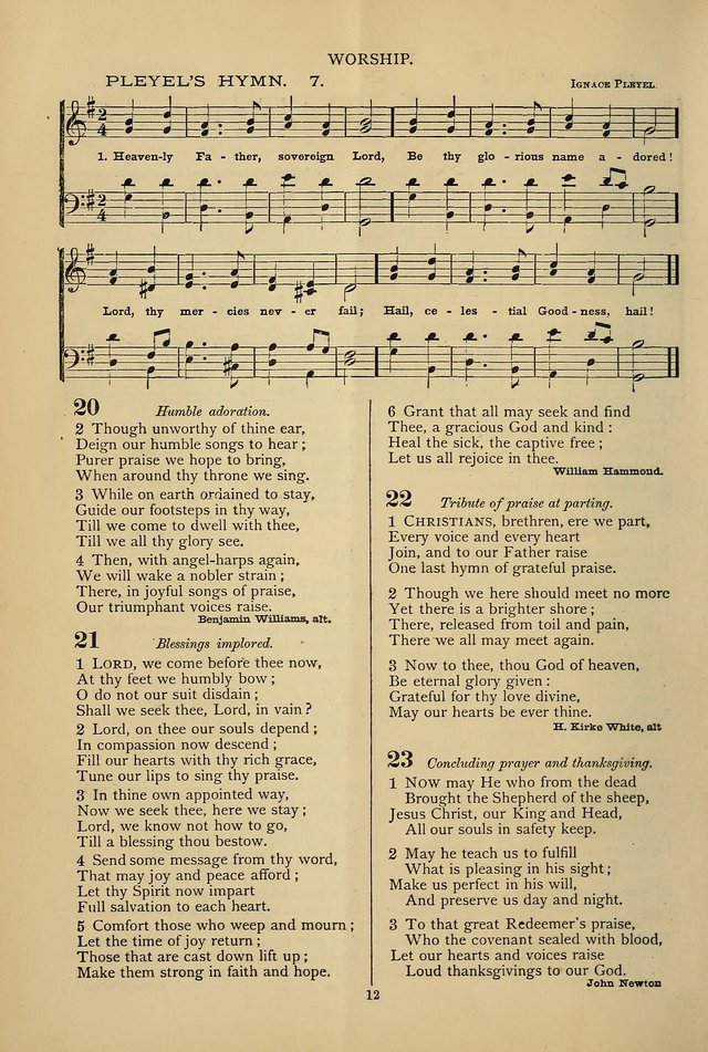 Hymnal of the Methodist Episcopal Church: with tunes page 9