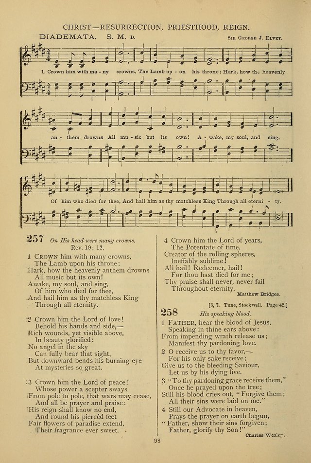 Hymnal of the Methodist Episcopal Church: with tunes page 95