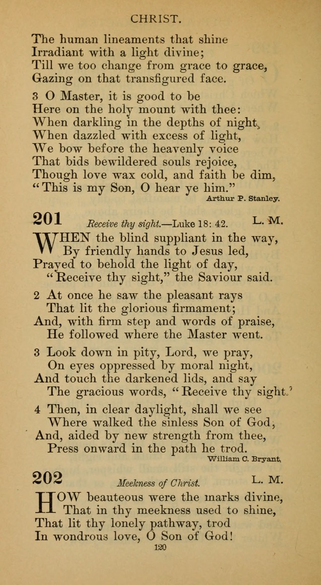 Hymnal of the Methodist Episcopal Church page 120