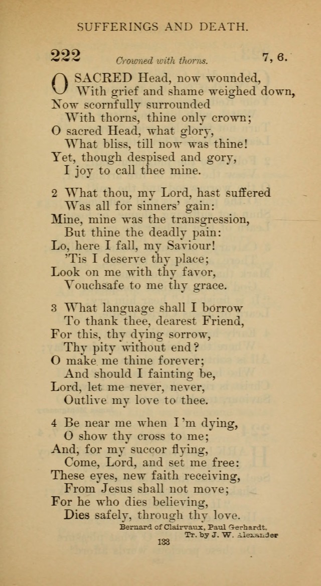 Hymnal of the Methodist Episcopal Church page 133