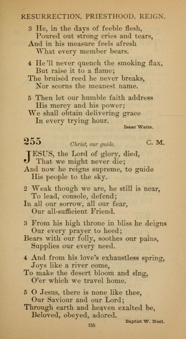 Hymnal of the Methodist Episcopal Church page 155