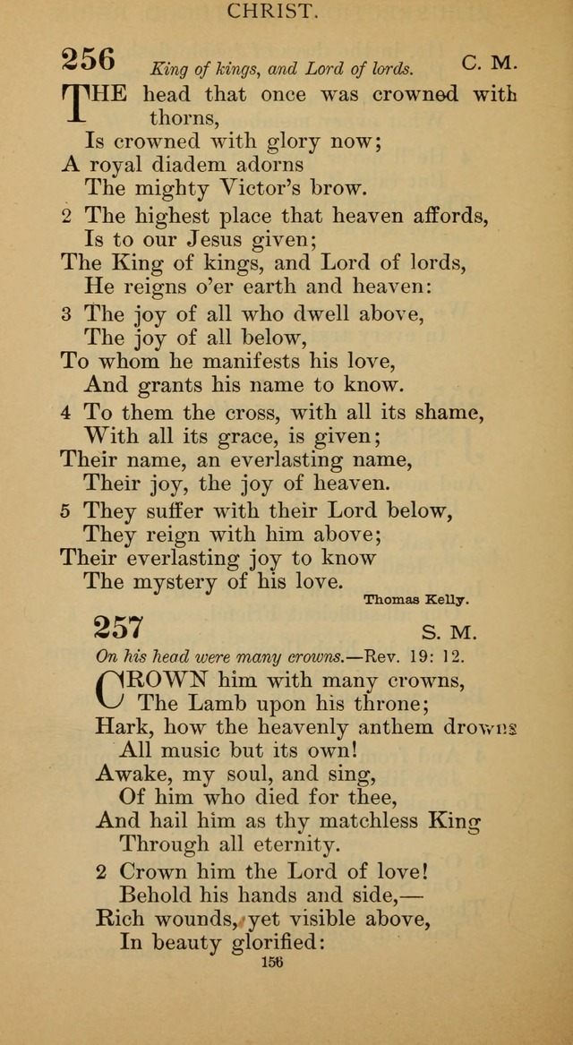 Hymnal of the Methodist Episcopal Church page 156