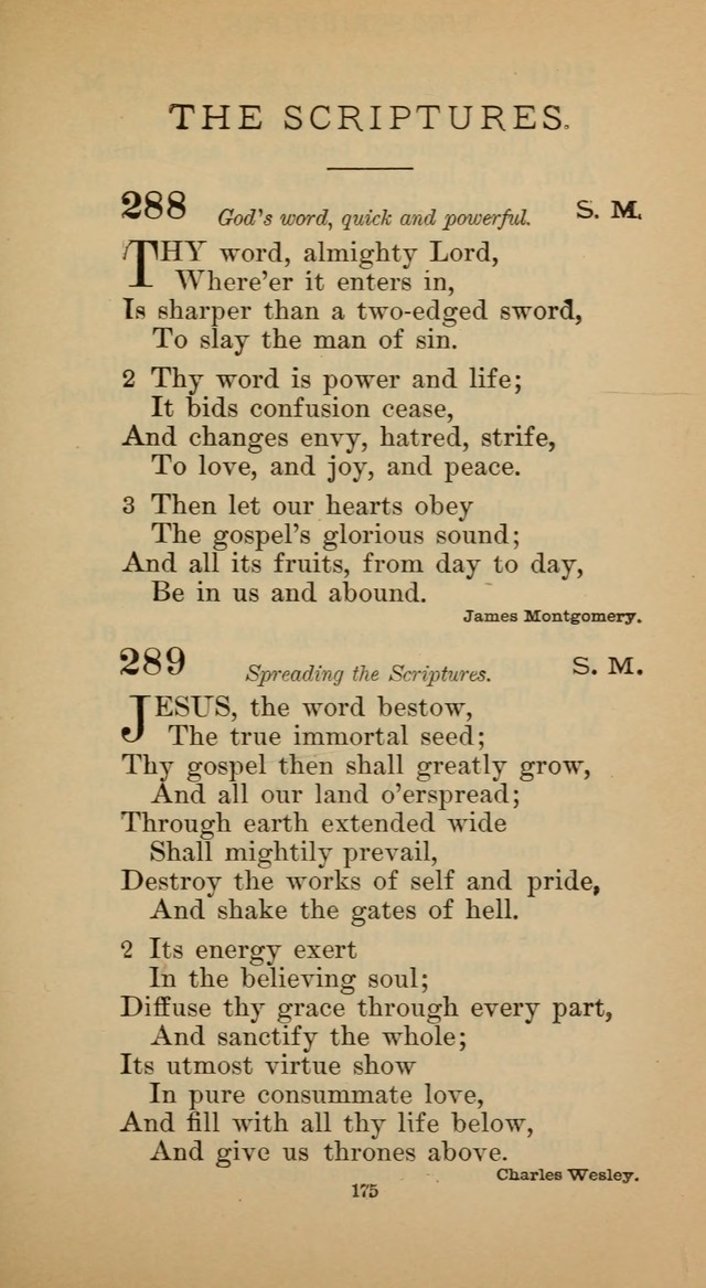 Hymnal of the Methodist Episcopal Church page 175