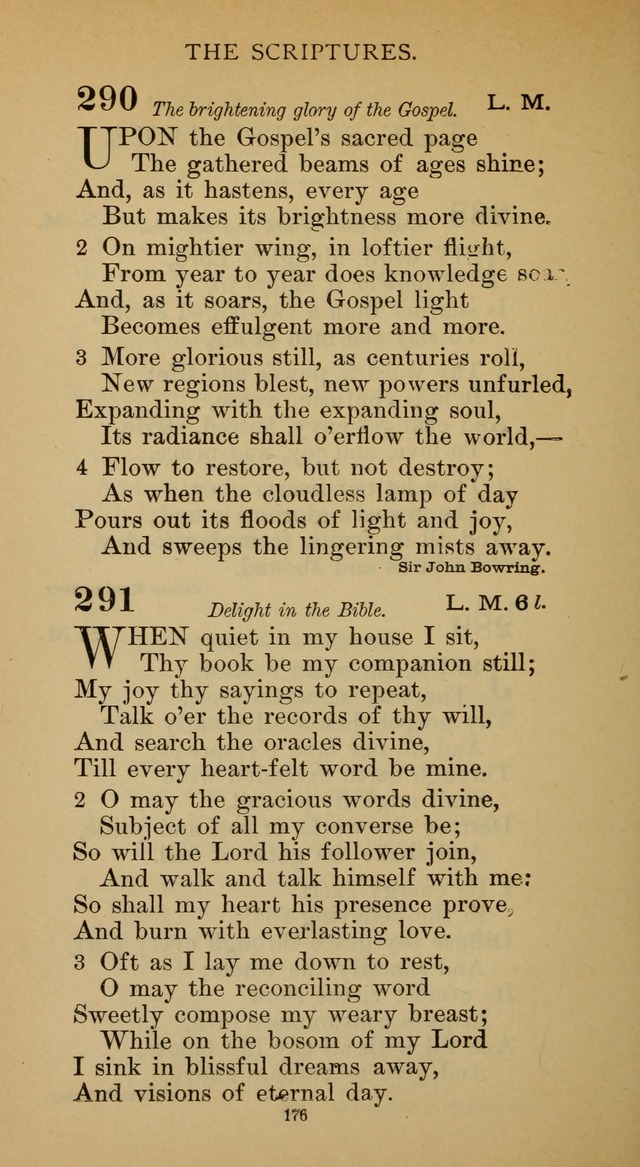 Hymnal of the Methodist Episcopal Church page 176