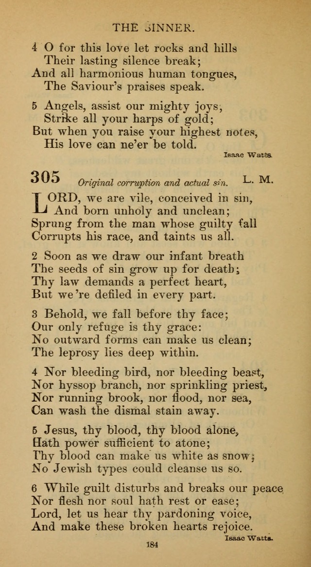 Hymnal of the Methodist Episcopal Church page 184