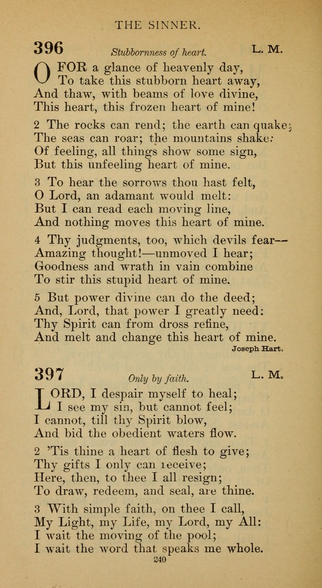 Hymnal of the Methodist Episcopal Church page 240