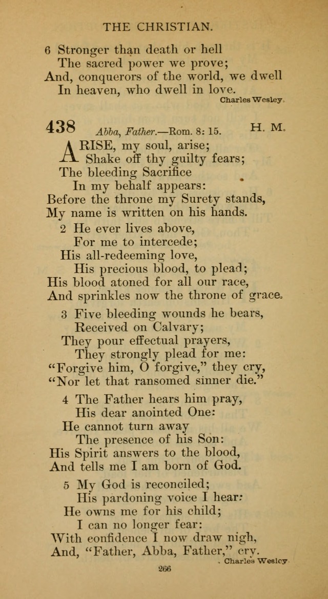 Hymnal of the Methodist Episcopal Church page 266