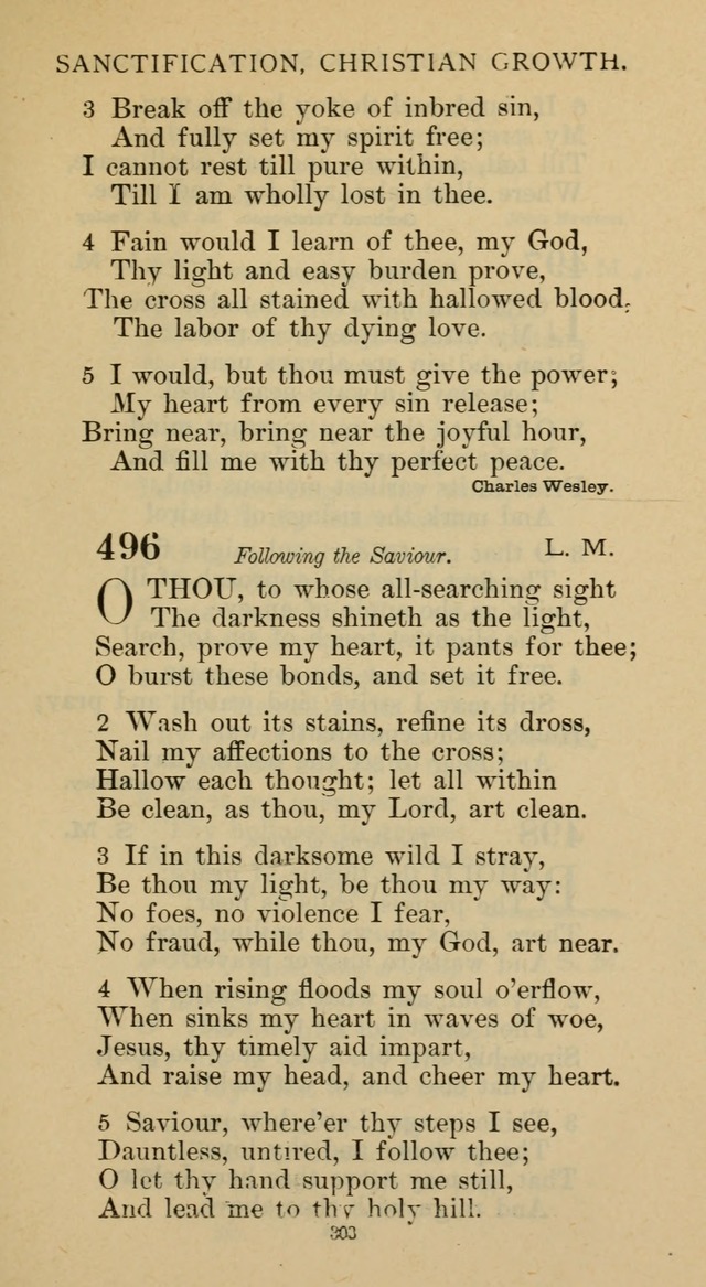 Hymnal of the Methodist Episcopal Church page 303