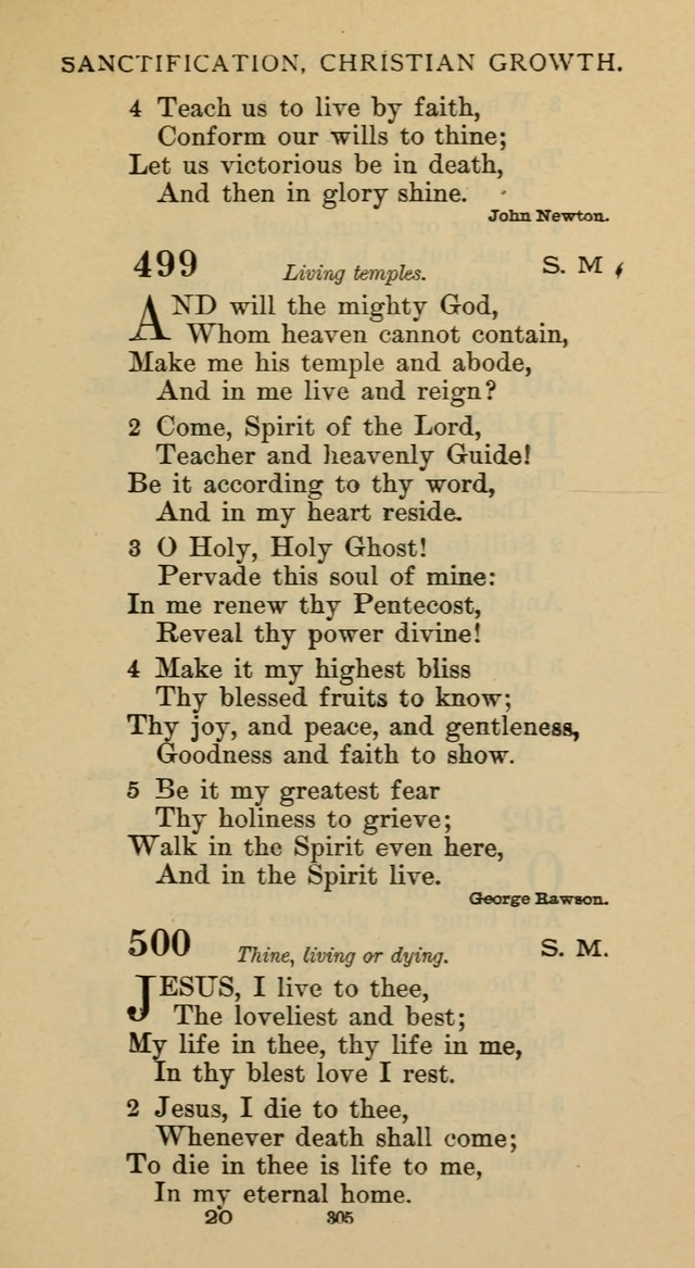 Hymnal of the Methodist Episcopal Church page 305