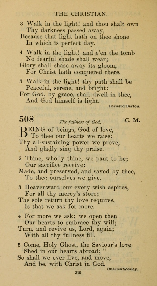 Hymnal of the Methodist Episcopal Church page 310