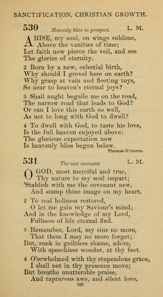 Hymnal of the Methodist Episcopal Church page 323