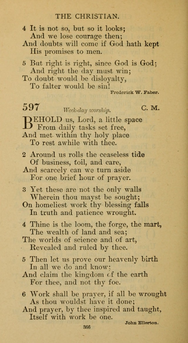 Hymnal of the Methodist Episcopal Church page 366