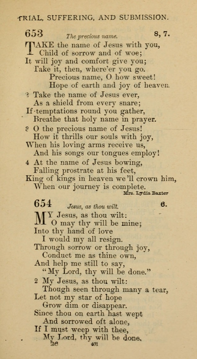 Hymnal of the Methodist Episcopal Church page 401