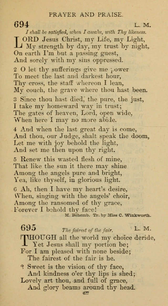 Hymnal of the Methodist Episcopal Church page 427