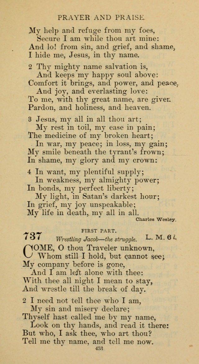 Hymnal of the Methodist Episcopal Church page 453