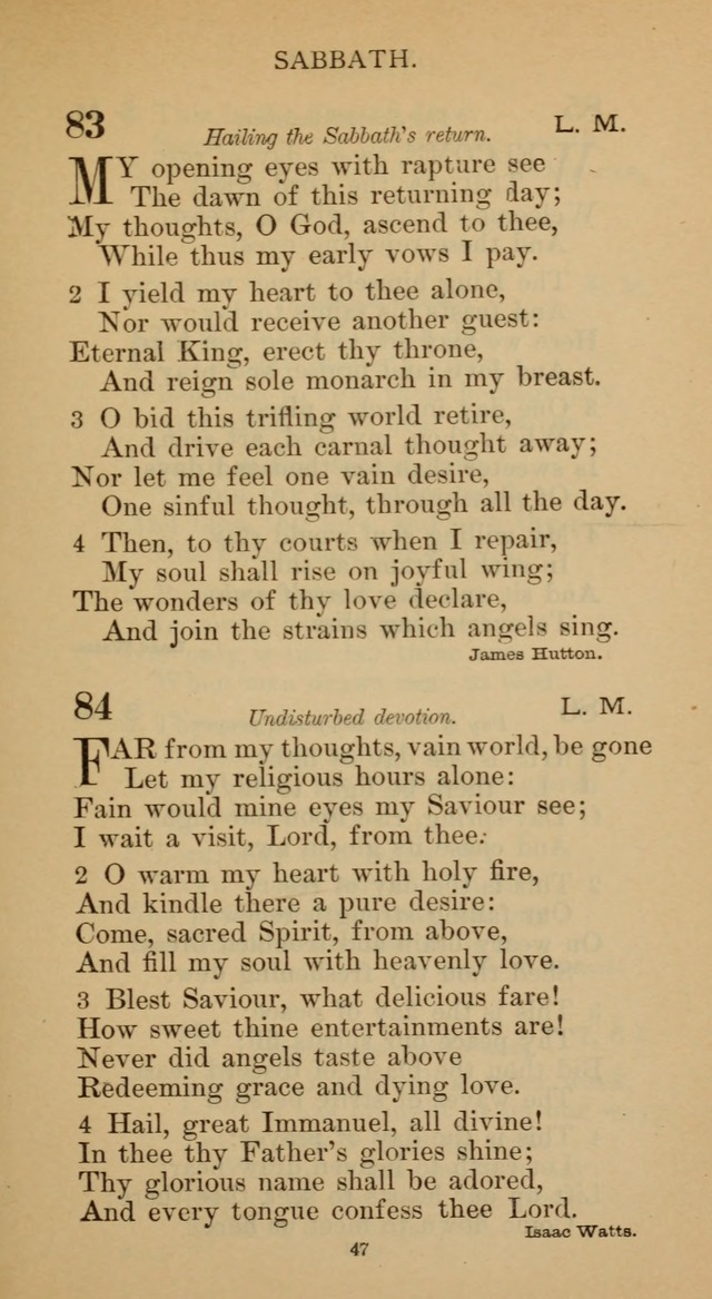 Hymnal of the Methodist Episcopal Church page 47