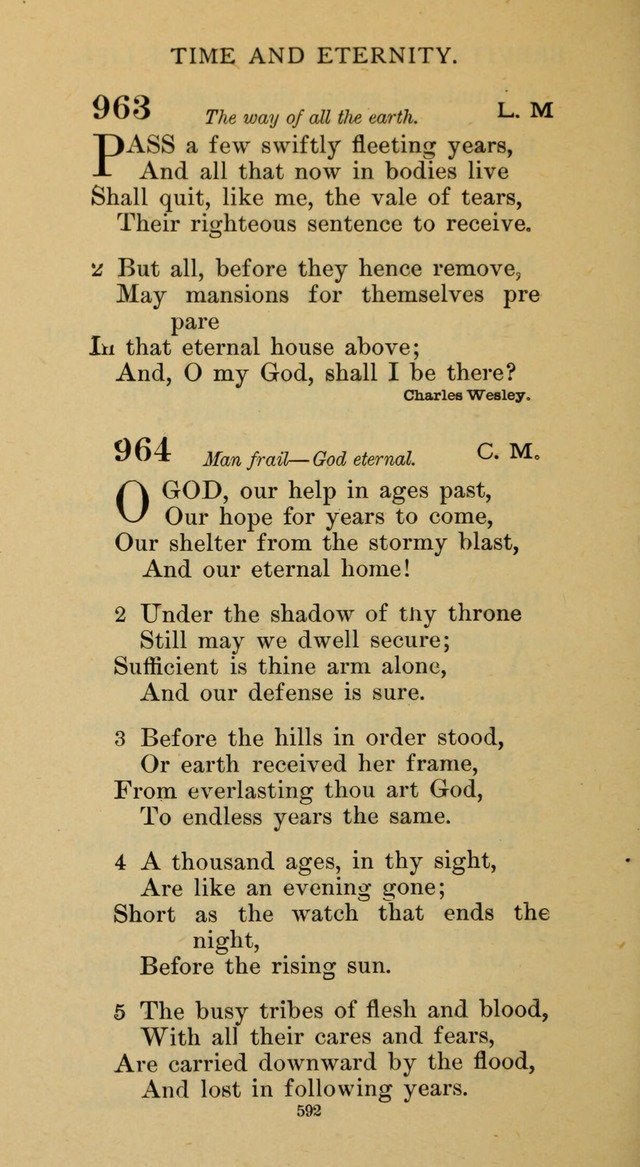 Hymnal of the Methodist Episcopal Church page 592