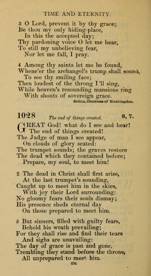 Hymnal of the Methodist Episcopal Church page 634