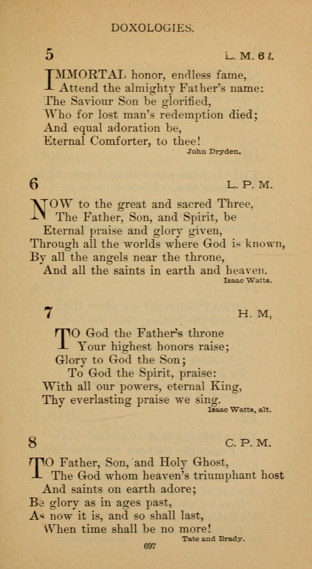 Hymnal of the Methodist Episcopal Church page 697