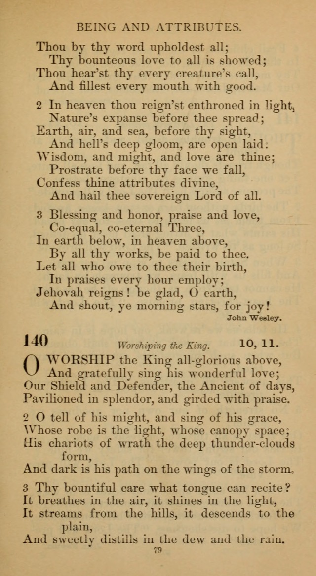 Hymnal of the Methodist Episcopal Church page 79