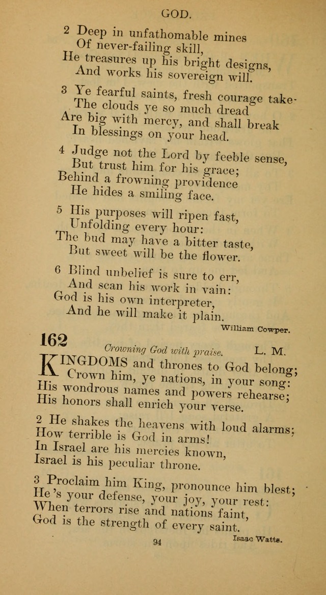 Hymnal of the Methodist Episcopal Church page 94