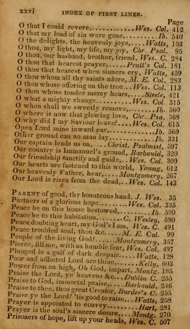 Hymn book of the Methodist Protestant Church. (4th ed.) page 18