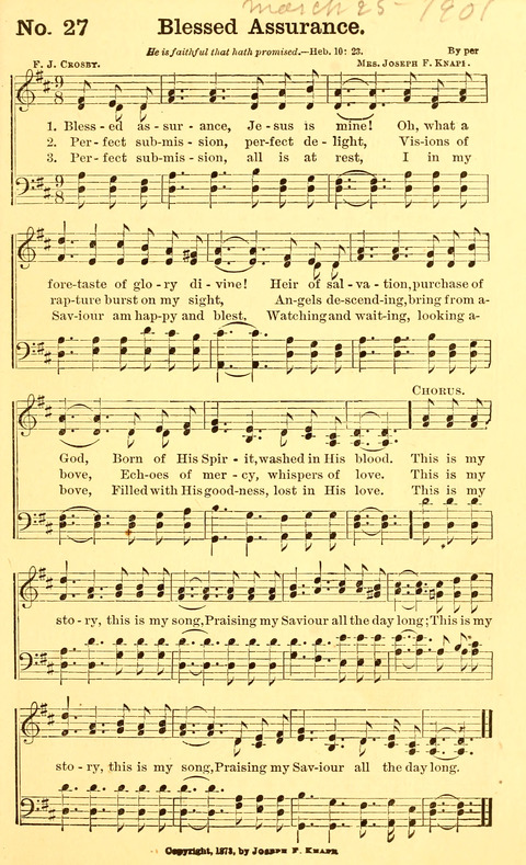 Hymns New and Old: for use in Gospel meetings and other religious services page 27