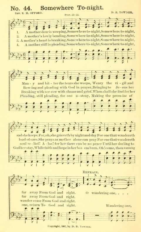 Hymns New and Old: for use in Gospel meetings and other religious services page 44