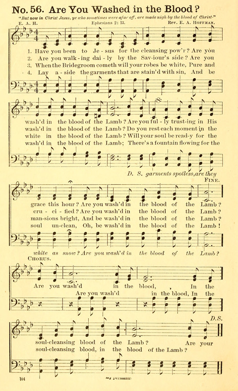 Hymns New and Old: for use in Gospel meetings and other religious services page 56