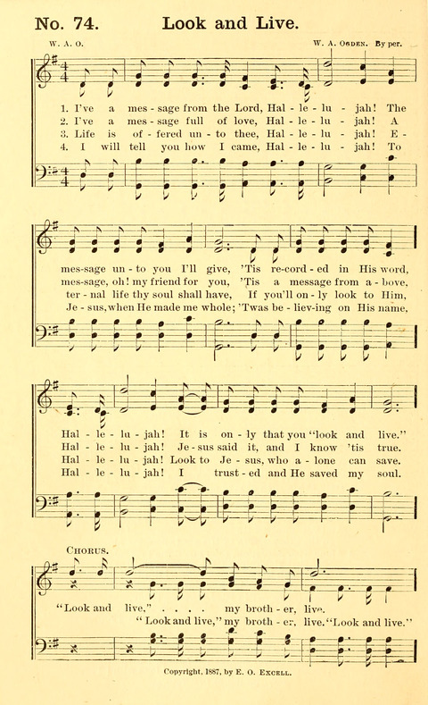 Hymns New and Old: for use in Gospel meetings and other religious services page 74