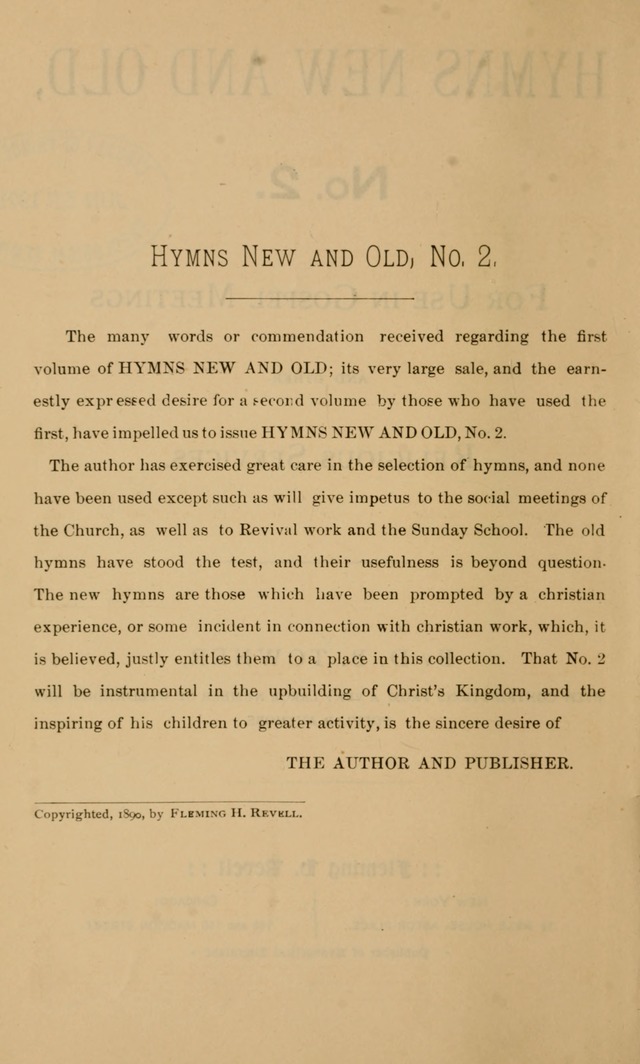 Hymns New and Old, No. 2: for use in gospel meetings and other religious services page 7