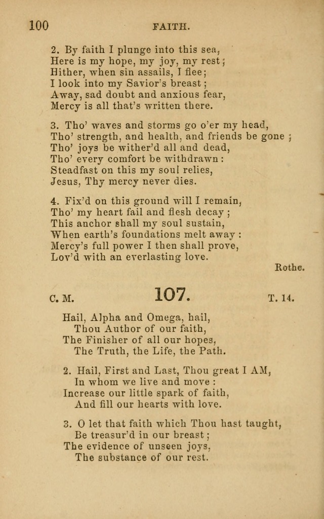 Hymns and Offices of Worship: for use in schools: with an appendix of tunes page 100