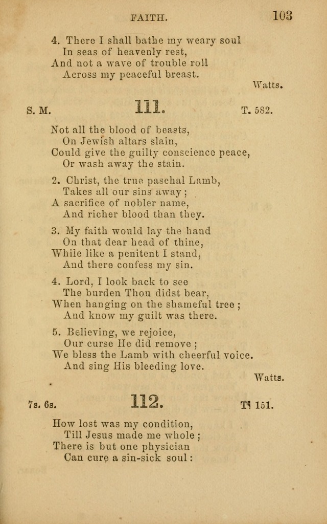 Hymns and Offices of Worship: for use in schools: with an appendix of tunes page 103