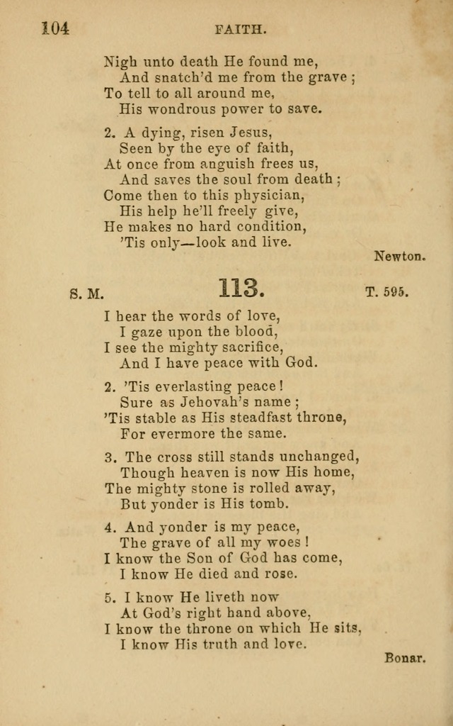 Hymns and Offices of Worship: for use in schools: with an appendix of tunes page 104