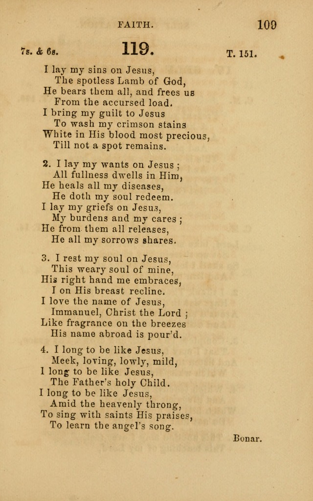 Hymns and Offices of Worship: for use in schools: with an appendix of tunes page 109