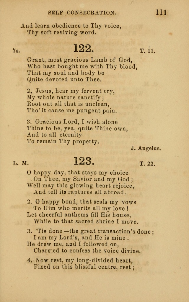 Hymns and Offices of Worship: for use in schools: with an appendix of tunes page 111