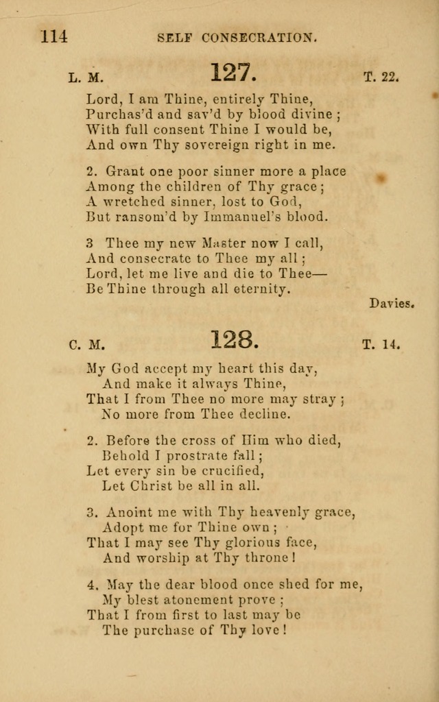 Hymns and Offices of Worship: for use in schools: with an appendix of tunes page 114