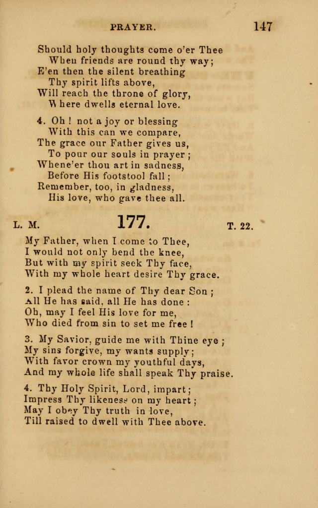 Hymns and Offices of Worship: for use in schools: with an appendix of tunes page 147