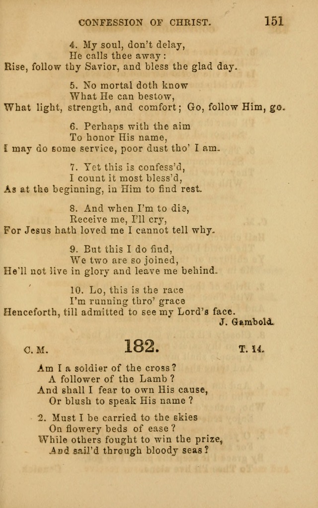 Hymns and Offices of Worship: for use in schools: with an appendix of tunes page 151