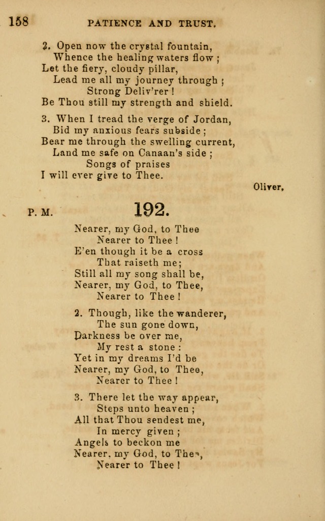 Hymns and Offices of Worship: for use in schools: with an appendix of tunes page 158