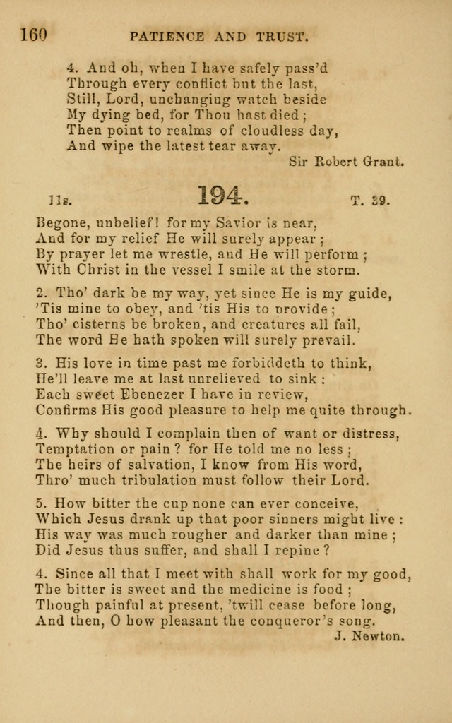 Hymns and Offices of Worship: for use in schools: with an appendix of tunes page 160